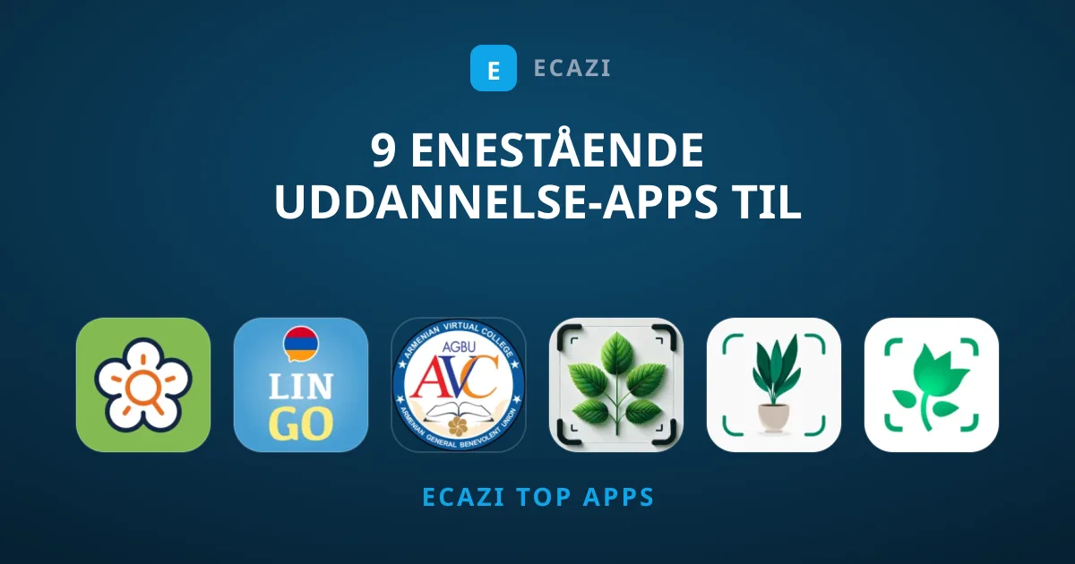 9 Enestående Uddannelse-apps Til Botanik Og Sprog